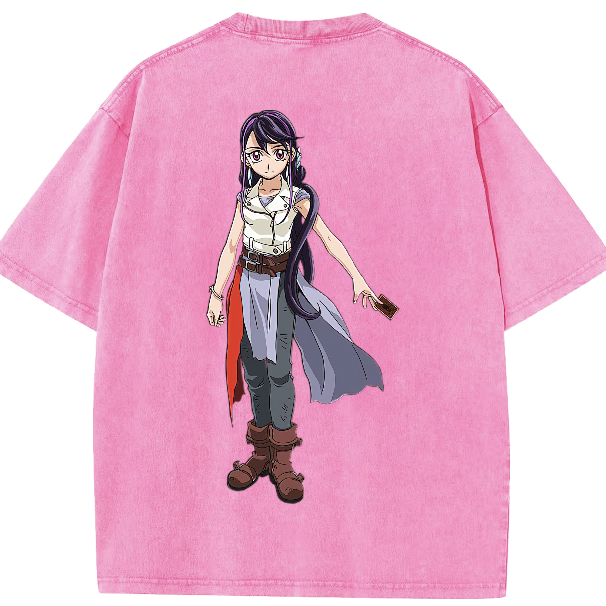 （画像用） 遊☆戯☆王 Yu-Gi-Oh! 綿100% ヴィンテージ風 半袖Tシャツ（背面プリント）